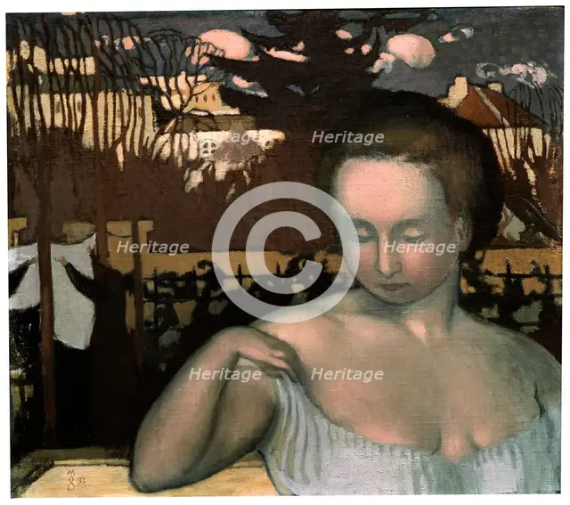 'Portrait of the Artist's Wife', 1893.  Artist: Maurice Denis