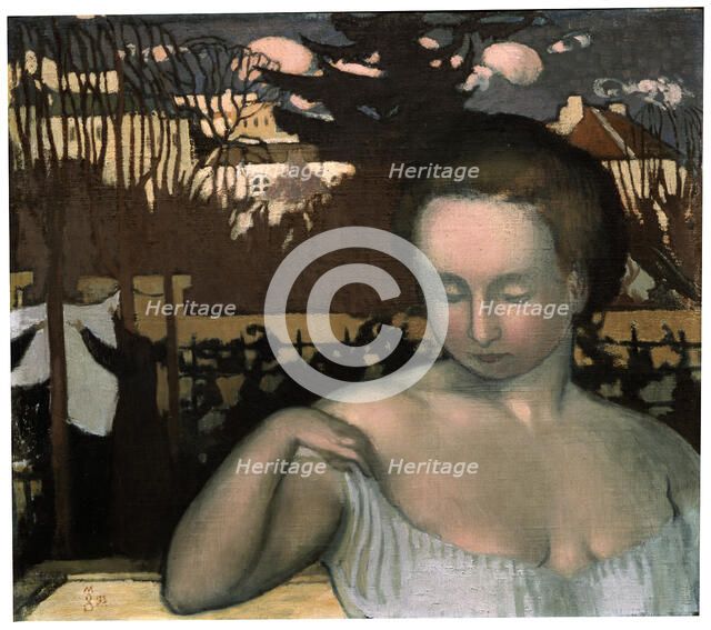 'Portrait of the Artist's Wife', 1893.  Artist: Maurice Denis