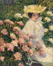 Portrait of the Artist's Wife, Helene, 1896. Creator: Carl Newman