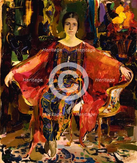 Portrait of the Ballerina Alexandra Balashova (1887-1979), 1923.