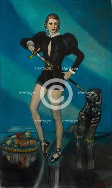 Portrait of the ballerina Alicia Nikitina, 1929. Creator: Beltrán Massés, Federico (1885-1949).