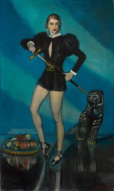 Portrait of the ballerina Alicia Nikitina, 1929. Creator: Beltrán Massés, Federico (1885-1949)