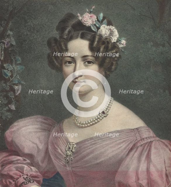 Portrait of the ballerina Marie Taglioni (1804-1884), 1840s.