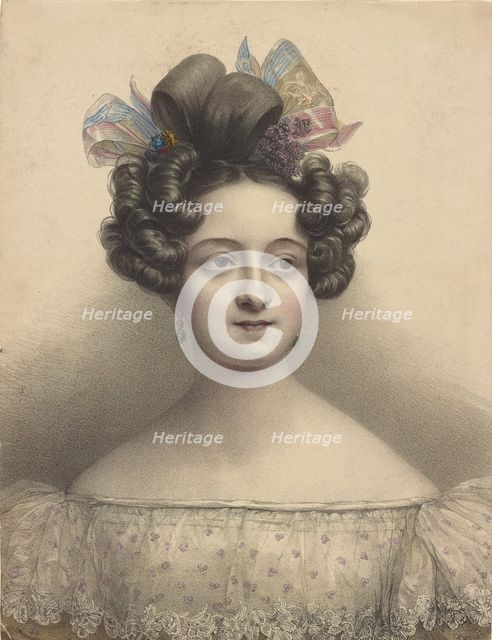 Portrait of the ballerina Marie Taglioni (1804-1884), 1830-1840s.
