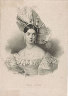 Portrait of the Ballet dancer Fanny Elssler (1810-1884), 1831