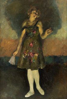 Portrait of the ballet dancer Olga Glebova-Sudeikina (1885-1945), 1910s