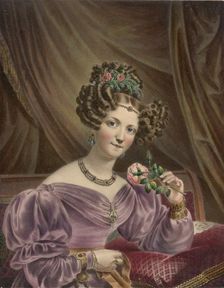 Portrait of the ballet dancer Madame Montessu, 1840s