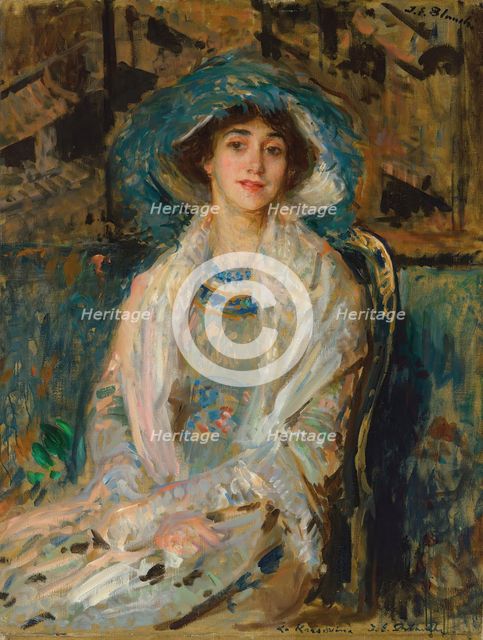 Portrait of the Ballet dancer Tamara Karsavina (1885-1978), 1928. Creator: Blanche, Jacques-Émile (1861-1942).