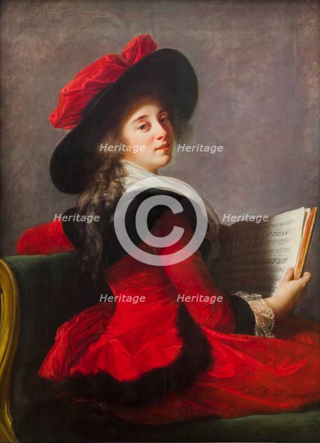 Portrait of the Baroness Crussol, wife of Henri-Charles-Emmanuel de Crussol-Florensac, née Anne Mari