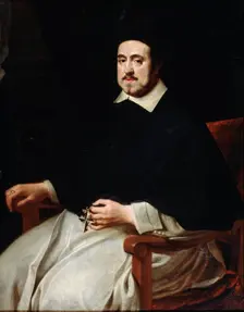 Portrait of the Bishop of Antwerp Ambrosius Cappelus 17th century. Artist: Abraham Jansz van Diepenbeeck