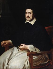 Portrait of the Bishop of Antwerp Ambrosius Cappelus 17th century. Artist: Abraham Jansz van Diepenbeeck