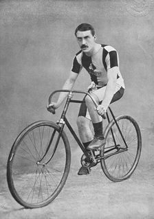 Portrait of the cyclist AJ Watson, 1896. Creator: RW Thomas