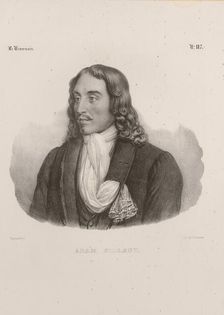 Portrait of the carpenter and poet Adam Billaut (1602-1662), 1838. Creator: Reymond, Jean-François (1800-1865)