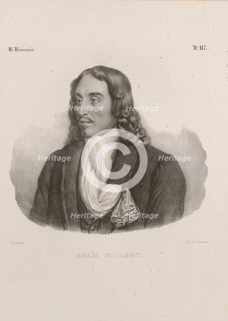 Portrait of the carpenter and poet Adam Billaut (1602-1662), 1838. Creator: Reymond, Jean-François (1800-1865).