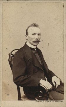 Portrait of the cellist and composer Moritz Karasowski (1823-1892), ca 1865. Creator: Fajans, Maksymilian (1827-1890)