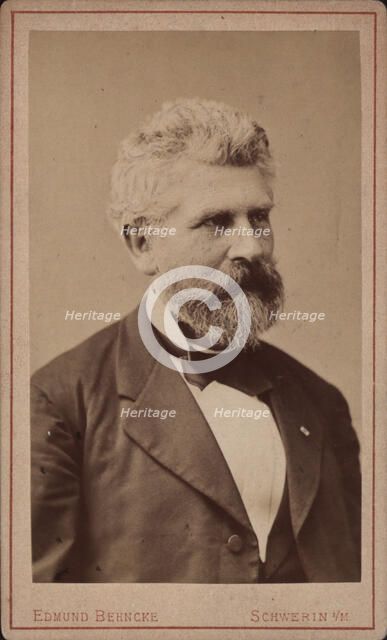 Portrait of the cellist and composer Georg Goltermann (1824-1898), c. 1880. Creator: Photo studio Edmund Behncke, Schwerin  .