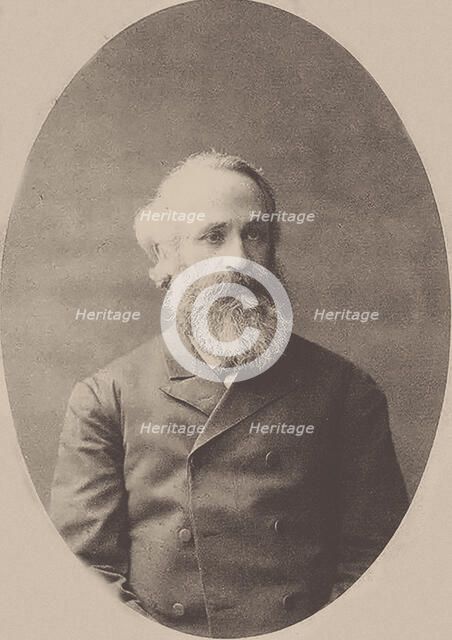 Portrait of the cellist and composer Karl Yulievich Davidov (1838-1889). Creator: Anonymous.