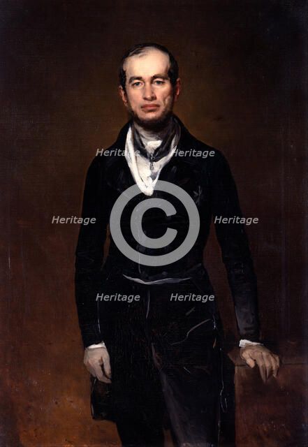 Portrait of the Chamberlain Count Julius Zech-Burkersroda, 1841. Artist: Rayski, Louis Ferdinand von (1806-1890)