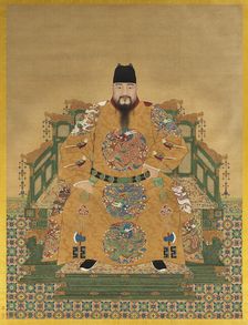 Portrait of the Chenghua Emperor (1447-1487). Creator: Chinese Master