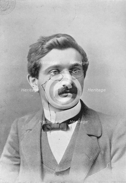 Portrait of the chess player E Lasker, 1896. Creator: George Bradshaw.