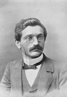 Portrait of the chess player E Lasker, 1896. Creator: George Bradshaw