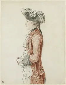 Portrait of the Chevalier de Lézay, 1756. Creator: Louis de Carmontelle