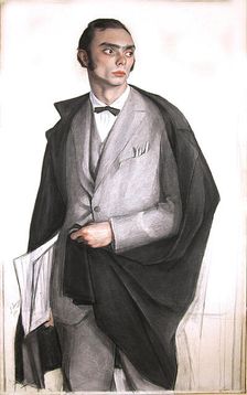 Portrait of the choreographer and ballet dancer Léonide Massine (1896-1979), 1922. Creator: Sorin, Saveli Abramovich (1878-1953)