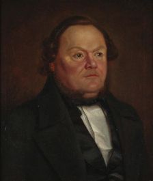 Portrait of the City Bailiff of Oulu, Jacob Forss, 1849. Creator: Oskar Nylander
