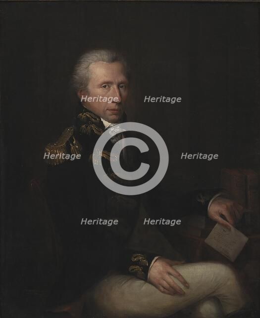 Portrait of the Collector Consul Hans West, 1804. Creator: Charles Pierre Verhulst.