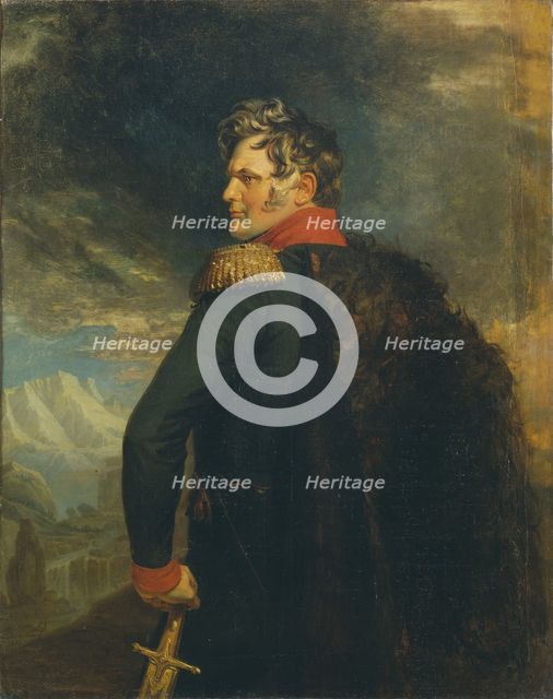 Portrait of the commander-in-chief of the Russian Army on the Caucasus Aleksey Yermolov (1777-1861).