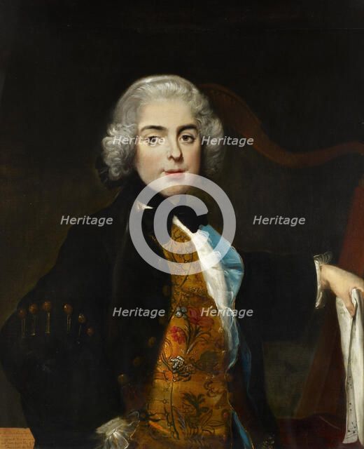 Portrait of the composer Marie Martin Marcel de Marin (1769-1861), 1780s. Creator: Batoni, Pompeo Girolamo (1708-1787).