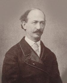 Portrait of the Composer Maurice Strakosch (1825-1887) , c. 1870. Creator: Anonymous