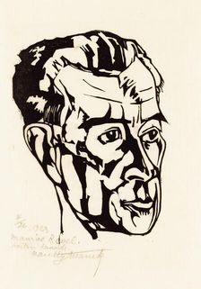 Portrait of the Composer Maurice Ravel (1875-1937), 1923. Creator: Van Uytvanck, Valentijn Edgar (1896-1950)