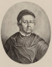 Portrait of the Composer Meinrad Spiess (1683-1761) , 1818. Creator: Winter, Heinrich Eduard von (1788-1825)