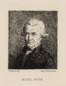 Portrait of the composer Michael Haydn (1737-1806)