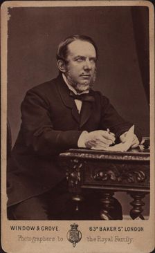 Portrait of the composer Michael William Balfe (1808-1870). Creator: Photo studio Window & Grove