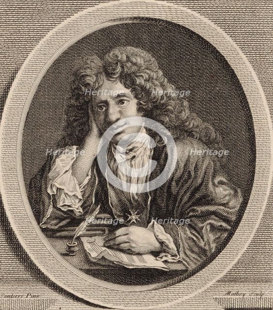 Portrait of the composer Michel-Richard de Lalande (1657-1726). Creator: Santerre, Jean Baptiste (1658-1717).