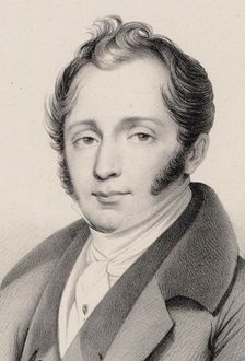 Portrait of the composer Michele Enrico Carafa (1787-1872), 1825