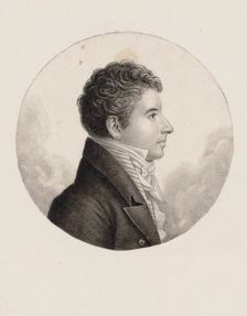 Portrait of the composer Michele Enrico Carafa (1787-1872)