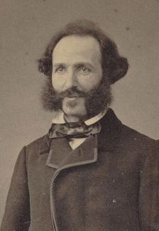 Portrait of the composer Napoléon Alkan (1826-1906), 1870. Creator: Photo studio N. Robe