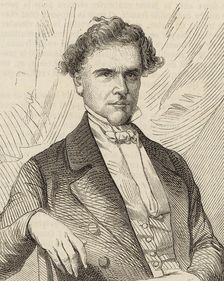 Portrait of the composer Napoléon-Henri Reber (1807-1880), 1853. Creator: Anonymous