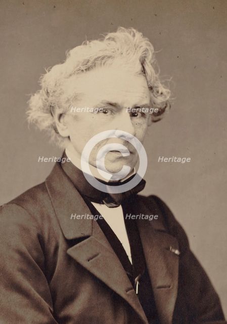 Portrait of the composer Napoléon-Henri Reber (1807-1880), ca 1865. Creator: Petit, Pierre (1598-1677).