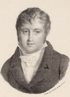 Portrait of the Composer Nicolò Isouard (1775-1818). Creator: Motte, Charles Etienne Pierre (1785-1836)