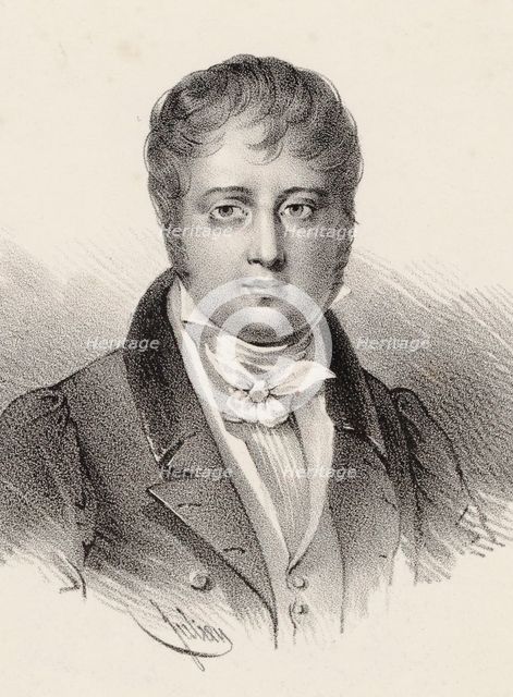 Portrait of the Composer Nicolò Isouard (1775-1818). Creator: Ducarme, Pierre François (active End of 18th - Early 19th cen.).
