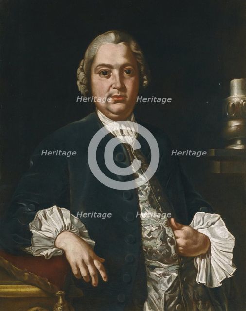Portrait of the composer Niccolò Jommelli (1714-1774). Artist: Bonito, Giuseppe (1707-1789)