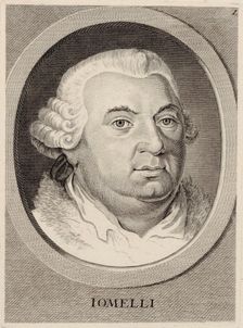 Portrait of the composer Niccolò Jommelli (1714-1774). Creator: Anonymous