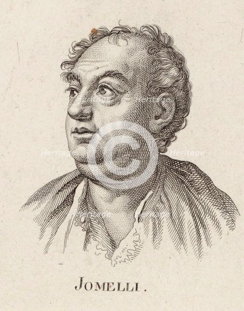 Portrait of the composer Niccolò Jommelli (1714-1774). Creator: Anonymous.