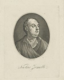 Portrait of the composer Niccolò Jommelli (1714-1774). Creator: Riedel, Gottlieb Friedrich (1724-1784)