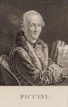 Portrait of the composer Niccolò Piccinni (1728-1800). Creator: Pauquet, Hippolyte (1797-1871)
