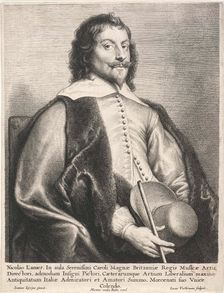 Portrait of the Composer Nicholas Lanier (1588-1666), First Half of 17th cen.